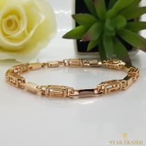 Görög Gold Filled férfi karkötő 21cm
