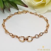Nancy Gold Filled szolid karkötő 22cm 