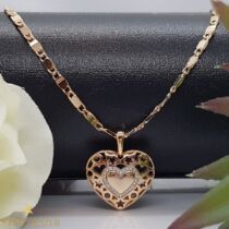 Cinzia Gold Filled Nyaklánc szív medállal 50cm