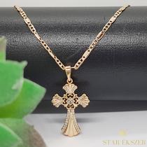 Niamh Gold Filled kereszt medálos nyaklánc 60cm