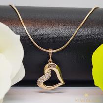 Szívecskés antiallergén minimalista Gold Filled nyaklánc 50cm