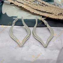 Kelly White Gold Filled antiallergén fülbevaló