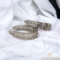 Caren White Gold Filled antiallergén görög fülbevaló