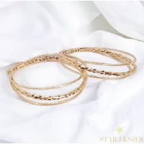 Tilla Gold Filled antiallergén karika fülbevaló 5cm