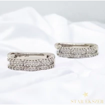 Zonera White Gold Filled antiallergén fülbevaló