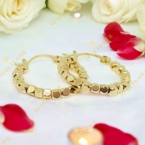 Bonca 14K Gold Filled antiallergén karika fülbevaló 2,5cm