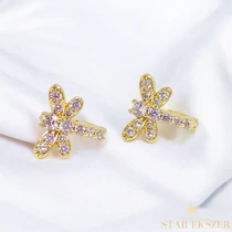 Szitakötő 14K Gold Filled antiallergén kislány fülbevaló
