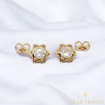 Csilli 14K Gold Filled antiallergén csillag fülbevaló