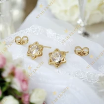 Csilli 14K Gold Filled antiallergén csillag fülbevaló