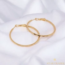 Lisa Gold Filled antiallergén karika fülbevaló 4cm