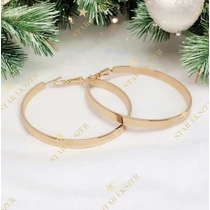 Nizza 18K Gold Filled antiallergén karika fülbevaló 5cm