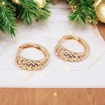 Bolzano 18K Gold Filled antiallergén fülbevaló