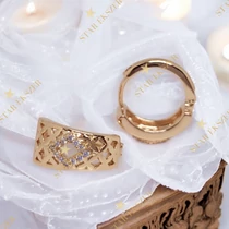 Réka 18K Gold Filled antiallergén fülbevaló