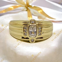 Margaret antiallergén 14K Gold Filled gyűrű 54-es