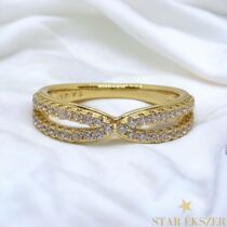 Julita antiallergén 14K Gold Filled gyűrű 52-es