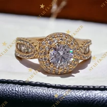 Edith antiallergén Gold Filled gyűrű 52-es