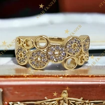 Petra antiallergén Gold Filled gyűrű 52-es