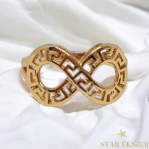 Végtelen antiallergén Gold Filled görög gyűrű 52-es