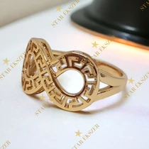 Végtelen antiallergén Gold Filled görög gyűrű 52-es