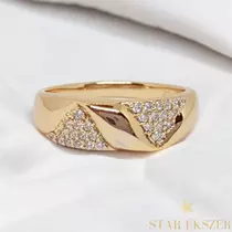 Evita antiallergén Gold Filled gyűrű 57-es 
