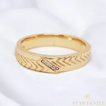 Jolina antiallergén Gold Filled karika gyűrű 54-es 