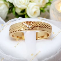 Jolina antiallergén Gold Filled karika gyűrű 54-es 