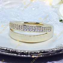 Zorka 14K antiallergén Gold Filled gyűrű 52-es