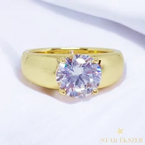 Grace 14K antiallergén Gold Filled köves gyűrű 52-es