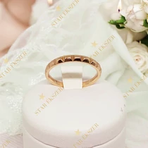 Myrna 18K antiallergén Gold Filled vékony karika gyűrű 52-es