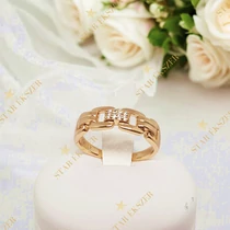 Janett 18K antiallergén Gold Filled gyűrű 52-es