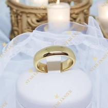 Hagyományos 14K antiallergén Gold Filled karikagyűrű 54-es