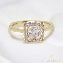 Sibel 14K antiallergén Gold Filled gyűrű 59-es