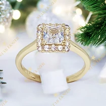 Sibel 14K antiallergén Gold Filled gyűrű 59-es
