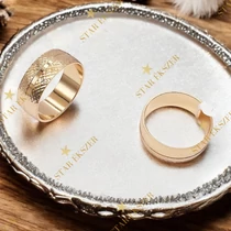 Line 18K antiallergén Gold Filled karikagyűrű 57-es