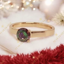 Galaxis 18K antiallergén Gold Filled gyűrű 62-es