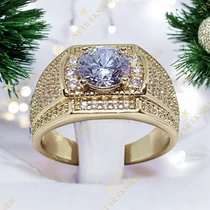 Granada 14K antiallergén Gold Filled gyűrű 57-es