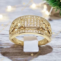 Faro 14K antiallergén Gold Filled gyűrű 54-es