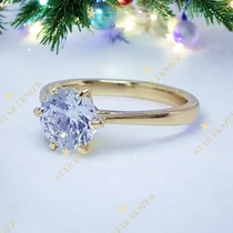 Firenze 14K antiallergén Gold Filled gyűrű 54-es