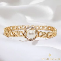Adora Gold Filled antiallergén gyöngyös karkötő 19cm