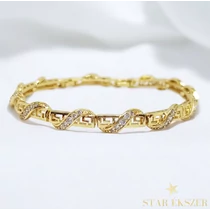 Genova 14K Gold Filled antiallergén görög karkötő 17/19cm