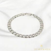 Hans White Gold Filled antiallergén hagyományos karkötő 19cm