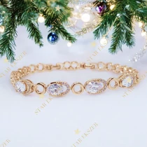 Napoli 18K Gold Filled antiallergén karkötő 17/19cm 