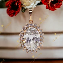 Berfin Antiallergén Gold Filled cirkónia köves medál 