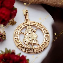 Horoszkópos Antiallergén Gold Filled medál Szűz