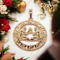 Horoszkópos Antiallergén Gold Filled medál Ikrek