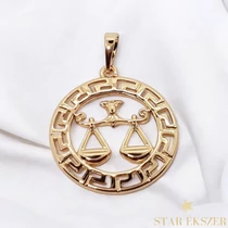 Horoszkópos Antiallergén Gold Filled medál Mérleg