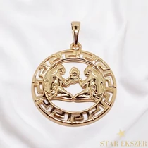 Horoszkópos Antiallergén Gold Filled medál Ikrek
