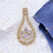 Dora 14K Gold Filled antillergén köves medál 