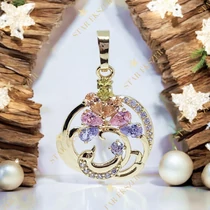 Alicante 14K Gold Filled antillergén medál színes