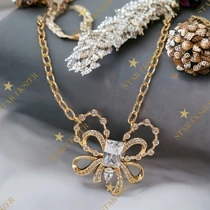 Pillangós Gold Filled Nyakék 45cm